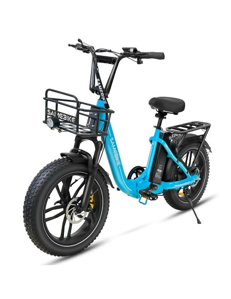 Vélo Électrique SAMEBIKE C05 PRO 500W/13Ah Cyan