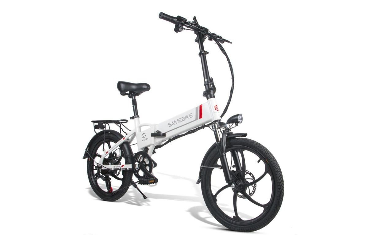 Vélo électrique pliant SAMEBIKE 20LVXD30-II Blanc
