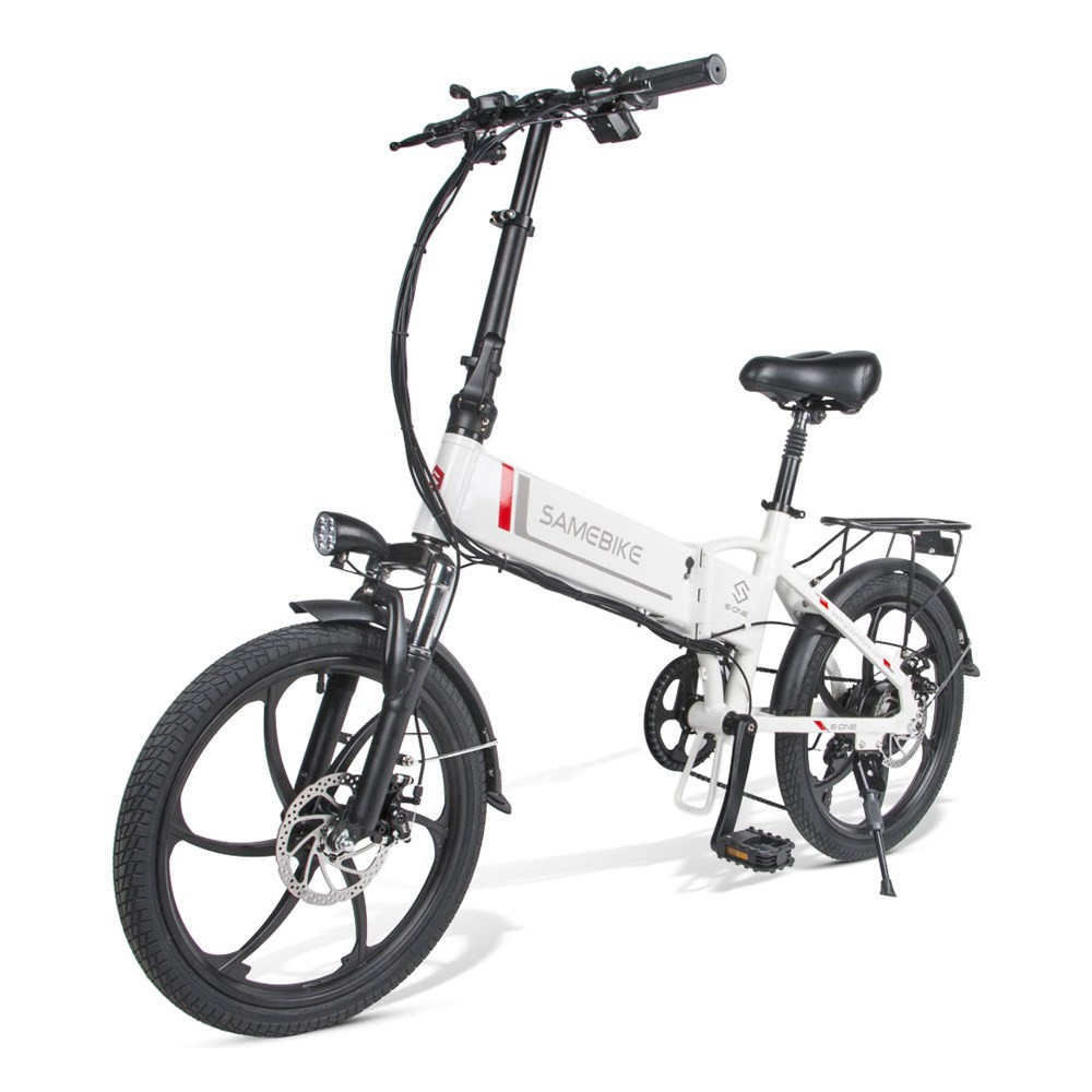 Vélo électrique pliant SAMEBIKE 20LVXD30-II Blanc 2