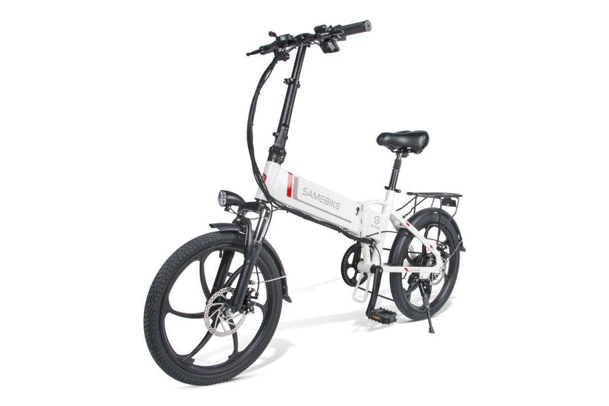 Vélo électrique pliant SAMEBIKE 20LVXD30-II Blanc