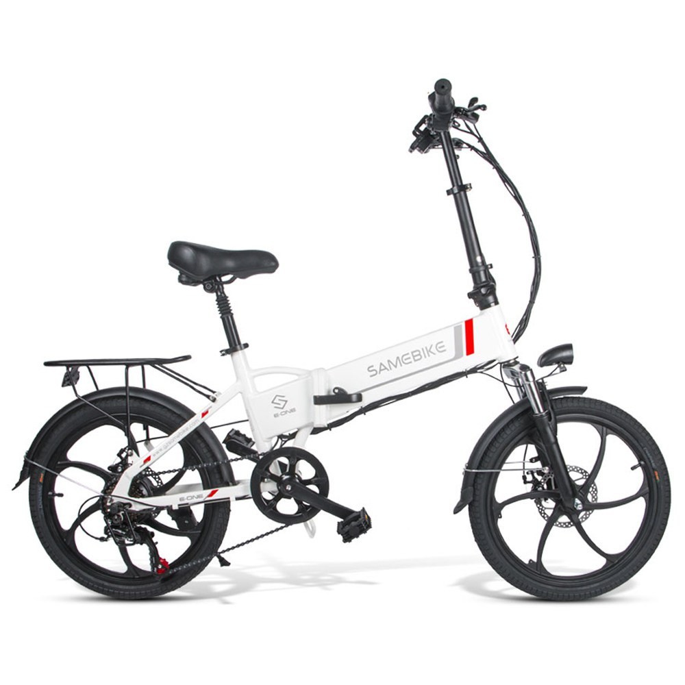 Vélo électrique pliant SAMEBIKE 20LVXD30-II Blanc