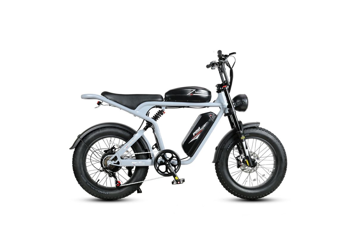 Vélo Électrique SAMEBIKE M20-III GRIS 1000W-1200W EN CRETE Version un moteur