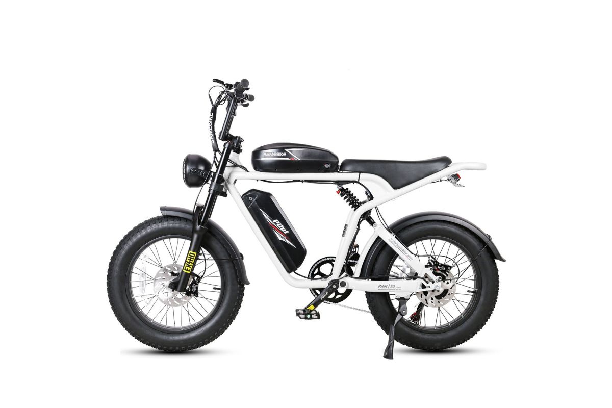 Vélo Électrique SAMEBIKE M20-III BLANC 1000W-1200W EN CRETE Version un moteur
