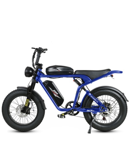 Vélo Électrique SAMEBIKE M20-III BLEU 1000W-1200W EN CRETE Version un moteur