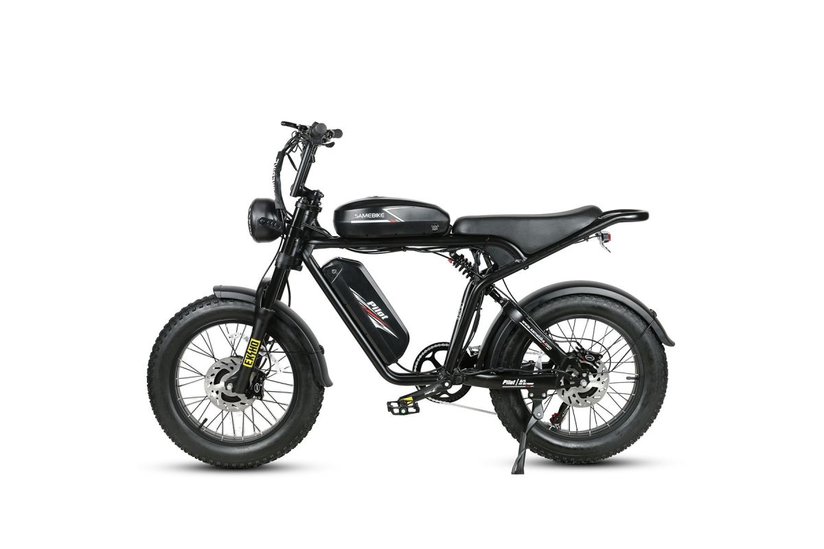 Vélo Électrique SAMEBIKE M20-III NOIR 1000W-1200W EN CRETE Version double moteurs