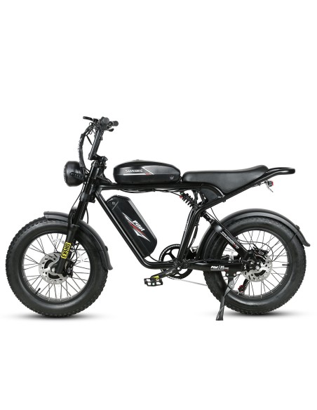 Vélo Électrique SAMEBIKE M20-III NOIR 1000W-1200W EN CRETE Version double moteurs