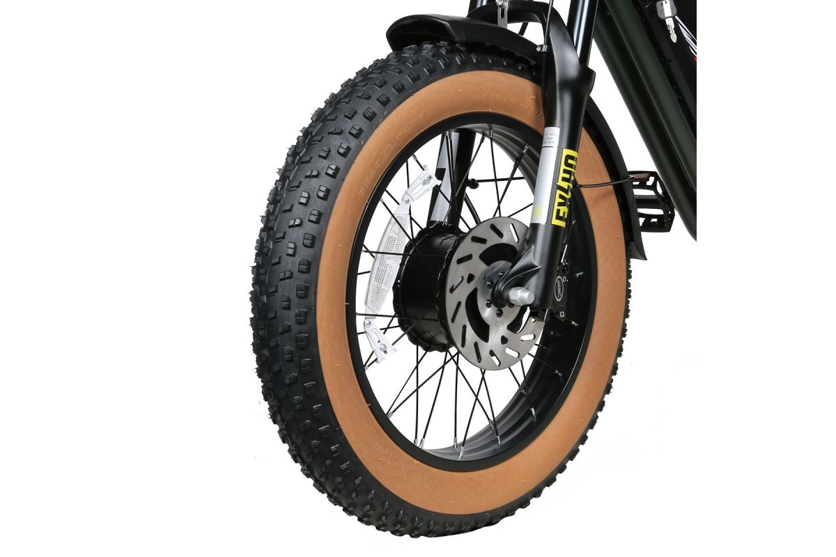 Vélo Électrique SAMEBIKE M20-III MARRON 1000W-1200W EN CRETE Version double moteurs