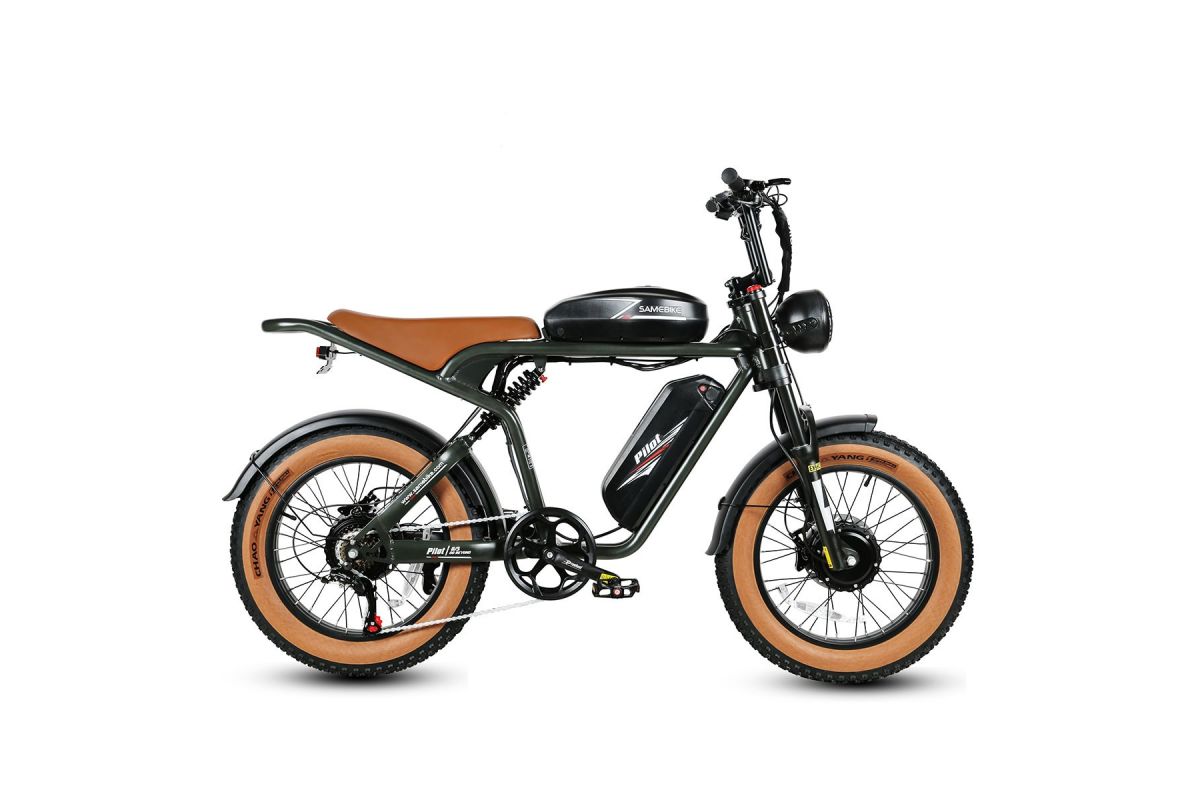 Vélo Électrique SAMEBIKE M20-III VERT 1000W-1200W EN CRETE Version double moteurs