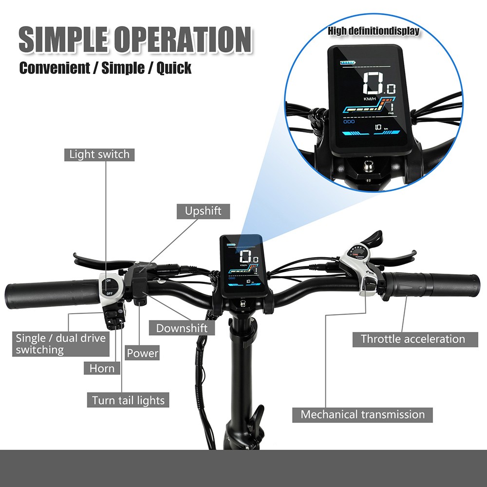 Vélo pliant électrique CMACEWHEEL RX20