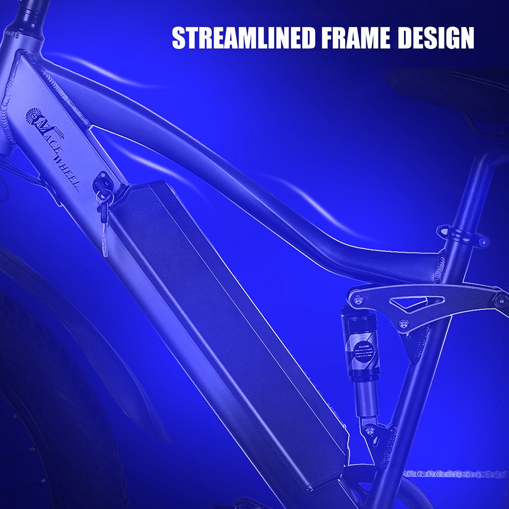 Vélo électrique CMACEWHEEL TP26 26*4.0 pouces pneu CST 750W