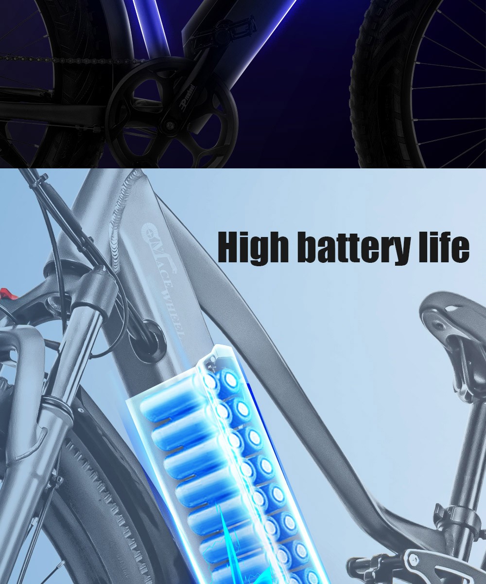 vélo électrique 29 pouces CMACEWHEEL TP26 Mini 48V 17Ah 45 km/h 750W