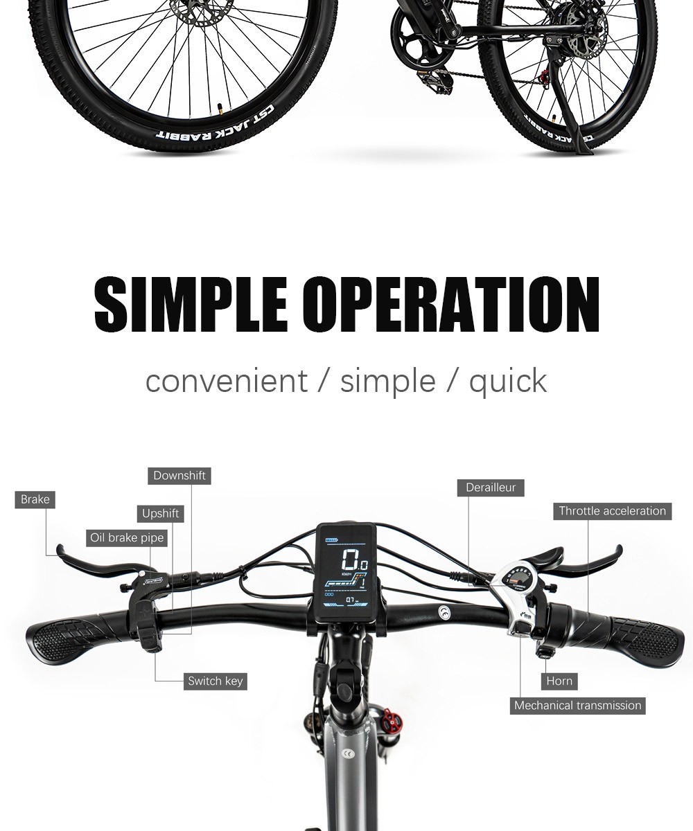 vélo électrique 29 pouces CMACEWHEEL TP26 Mini 48V 17Ah 45 km/h 750W