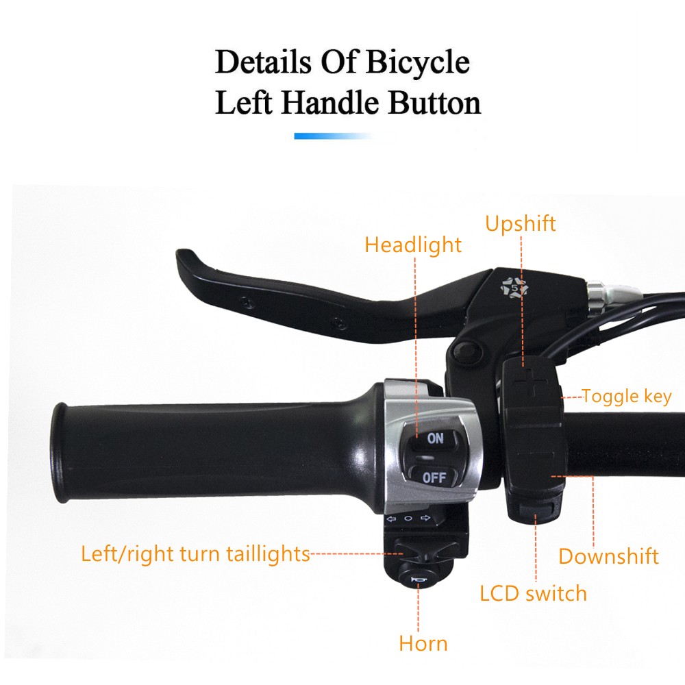 CMACEWHEEL F26 Vélo électrique 29 pouces 500W Moteur 48V 17Ah 42km/h Vitesse