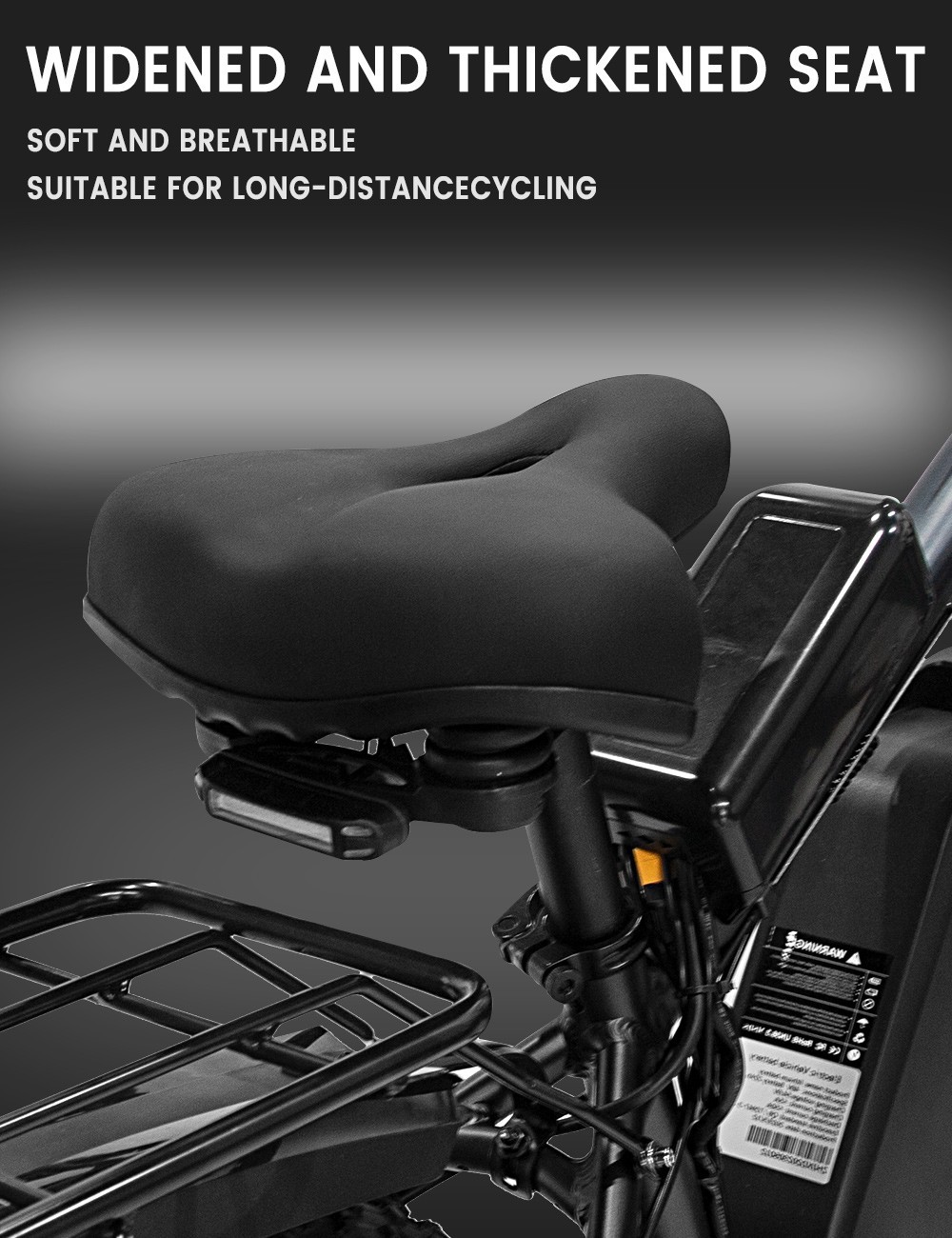 GUNAI GN88 Vélo Électrique 26 pouces 2*1000W Moteurs 48V 22Ah 55km/h Vitesse