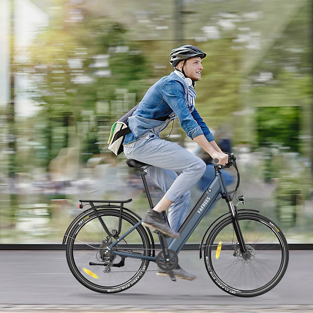 Vélo électrique FA FREES F28 Pro 27.5 * 1.75 pouces pneus pneumatiques bleu