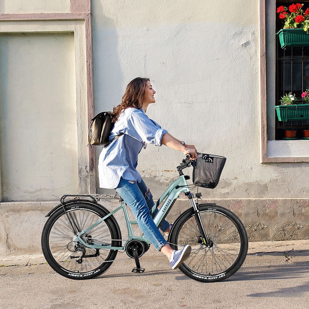 FAREES FM8 Pro Vélo électrique 27.5 pouces Pneus pneumatiques Noir