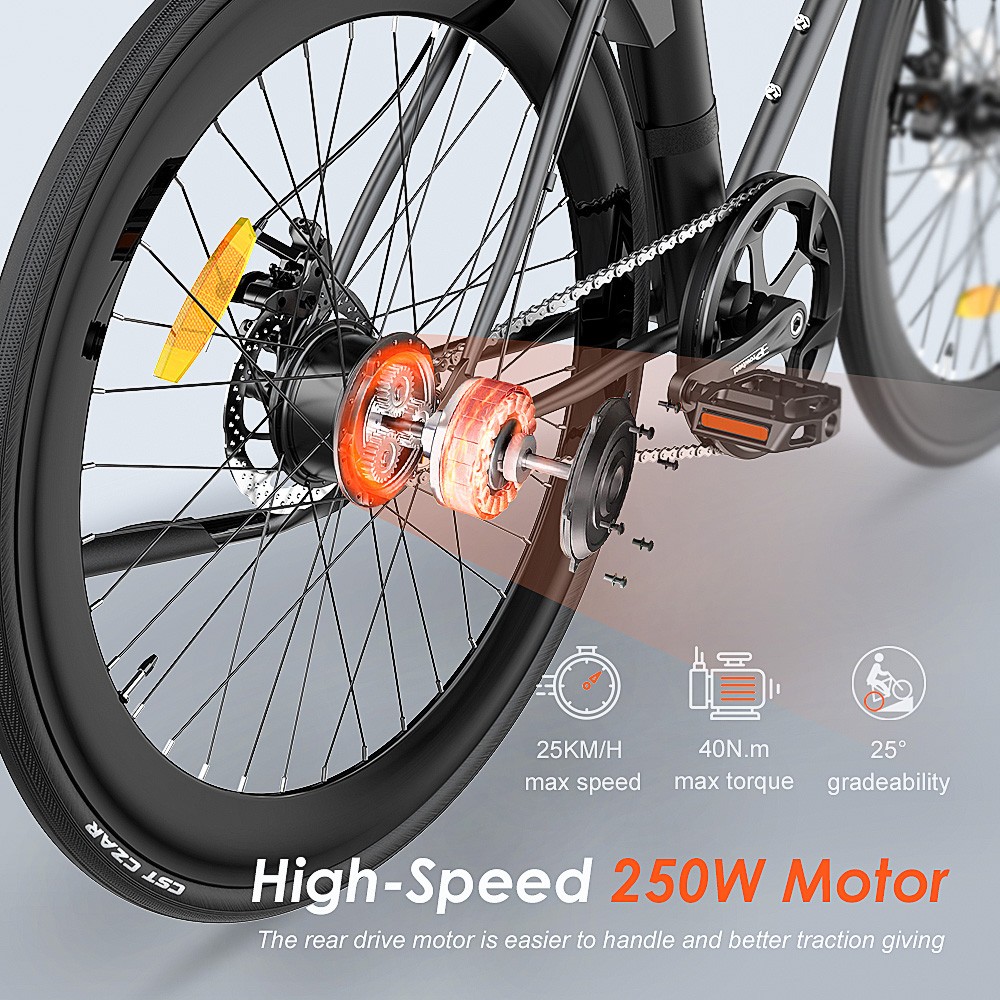 FAFRES F1 Vélo Electrique 250W Moteur Brushless Vert