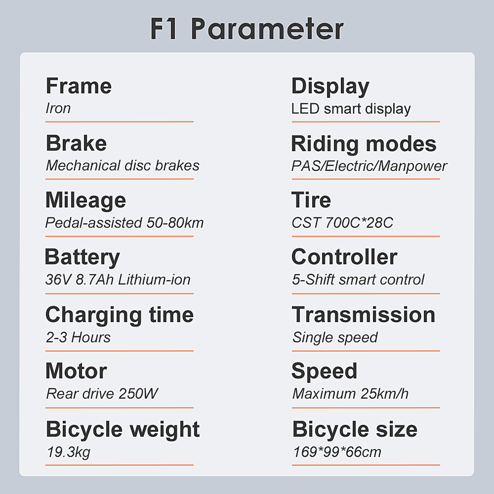 Vélo Electrique FAFREES F1 250W Moteur Brushless Balck